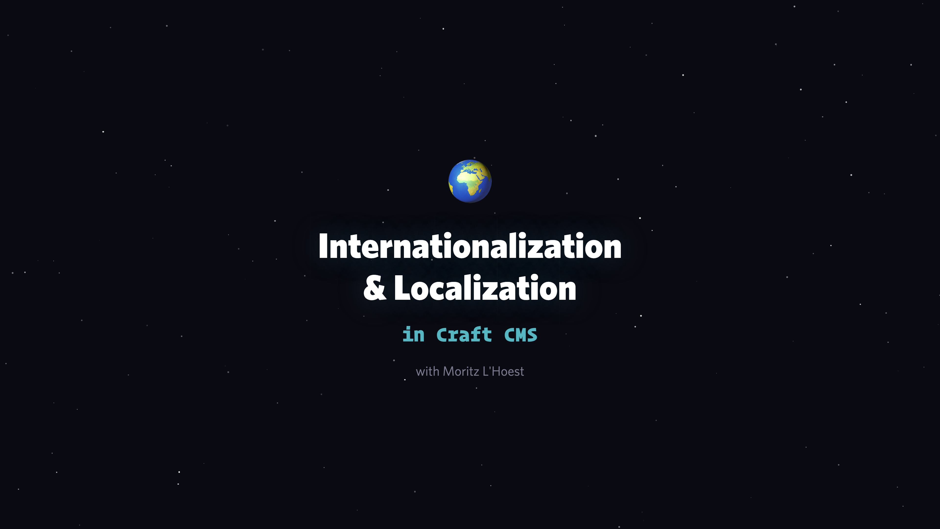 Internationalization and Localization in Craft CMS