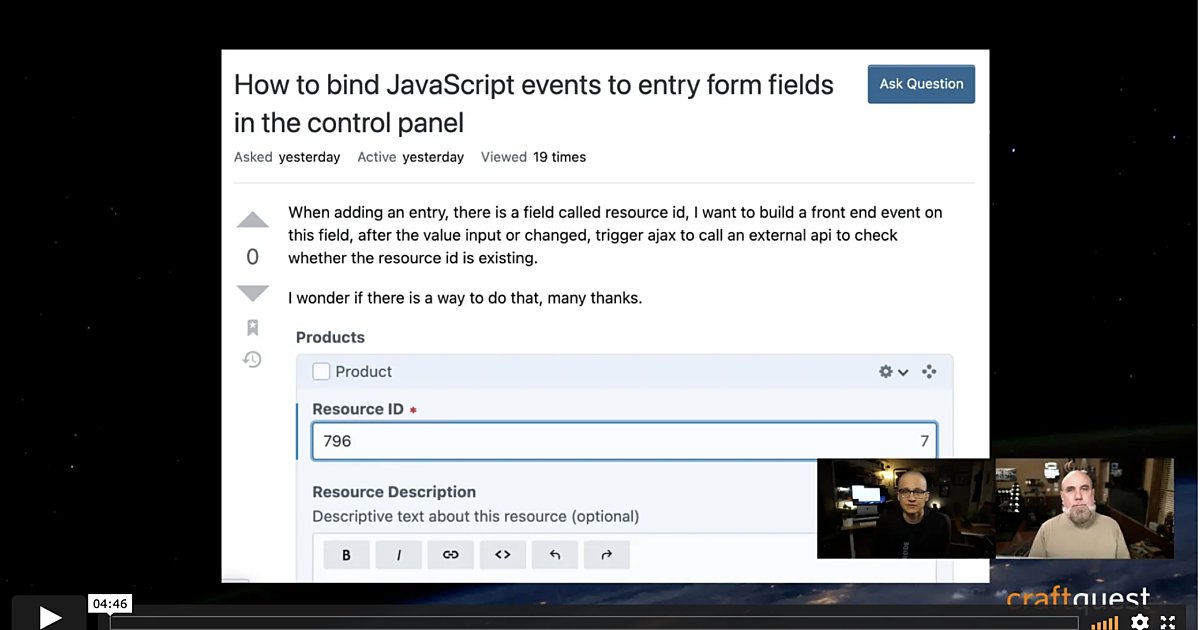 How to add JavaScript to an Entry Field | CraftQuest